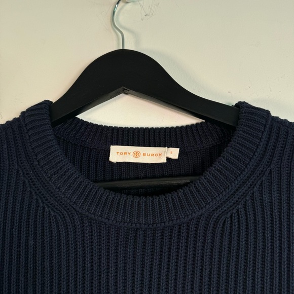 Tory Burch Rosemary Twofer Short Sleeve Layered Sweater Size Small - Picture 3 of 9